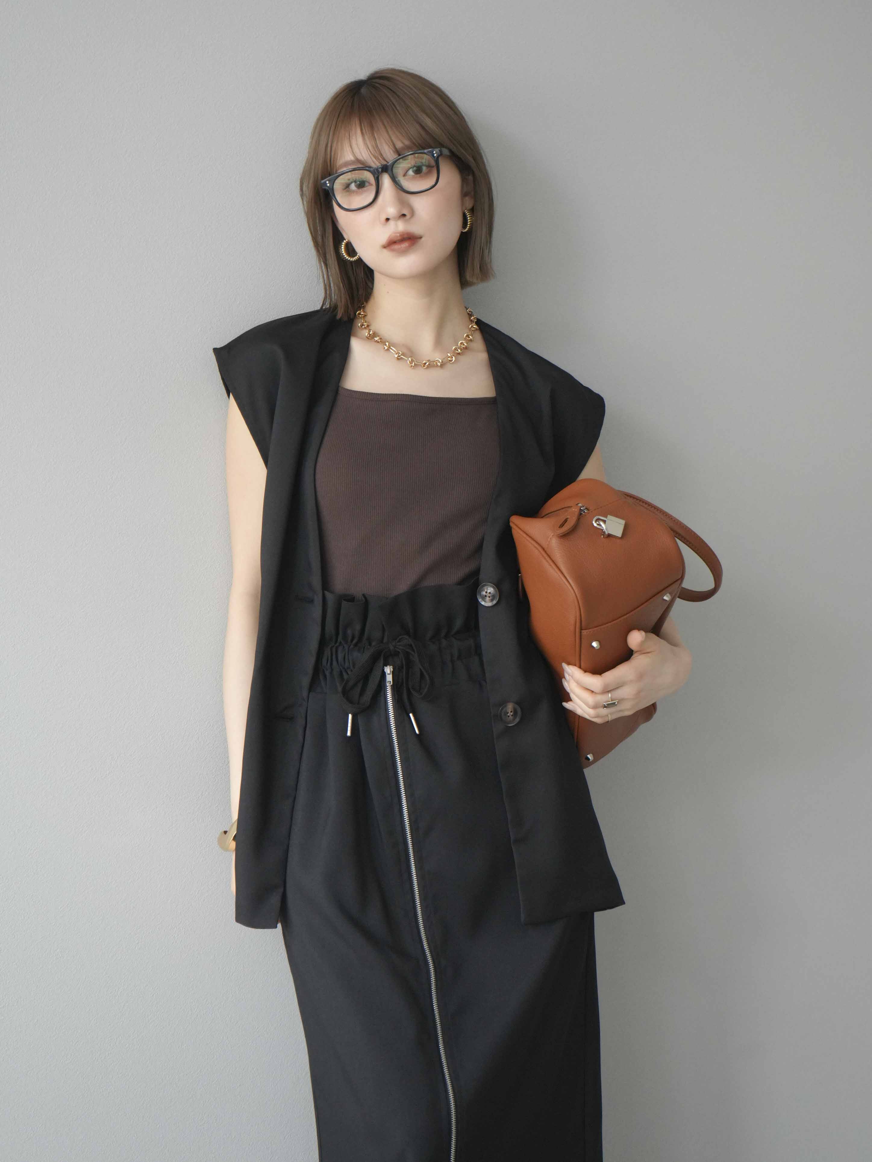 予約]ヘザーエステルノーカラージレ/ブラック – Lumier