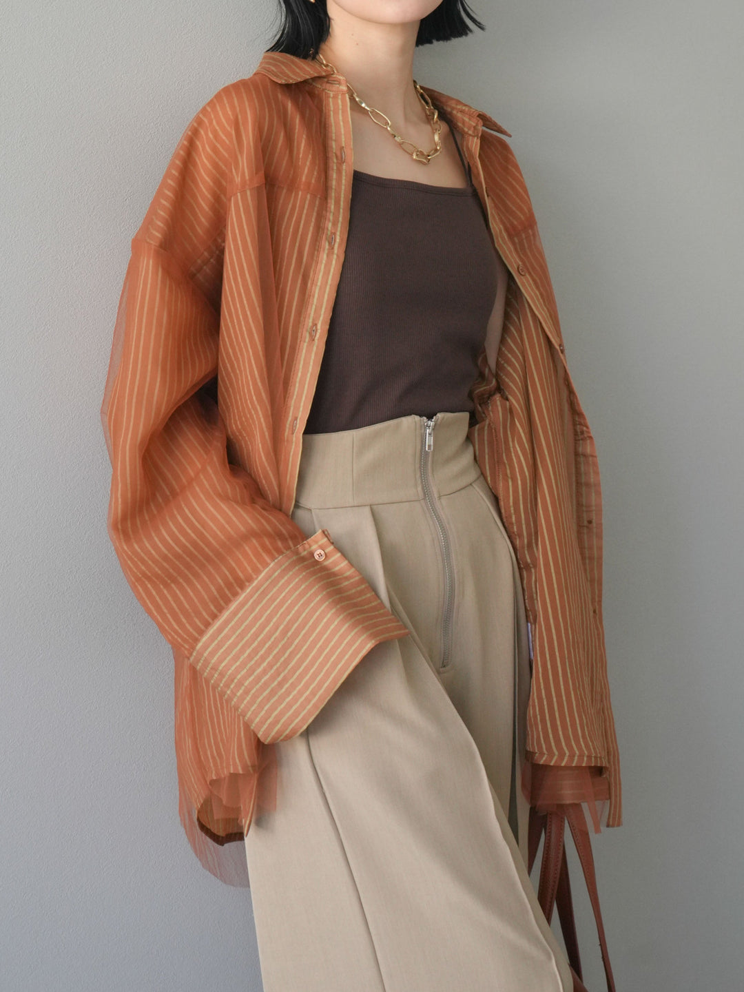 【預訂】大鏈條項鍊/金色