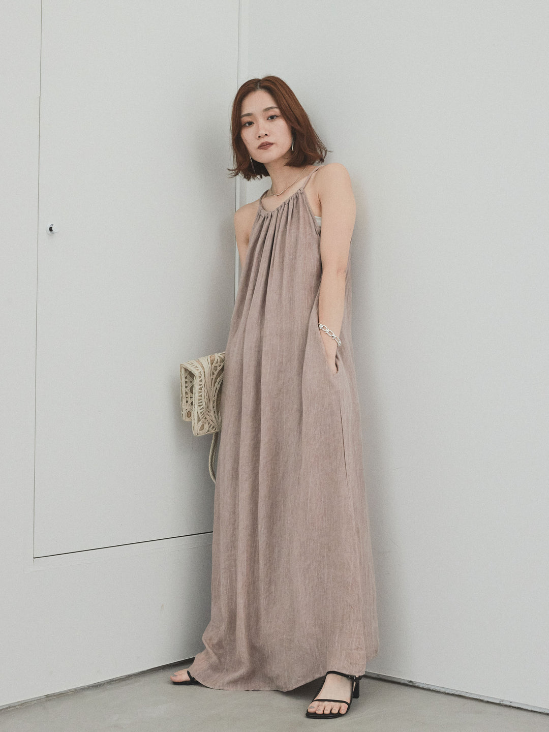 [SET] 不規則染色吊帶裙 + 不規則染色吊帶裙 (2 件套)