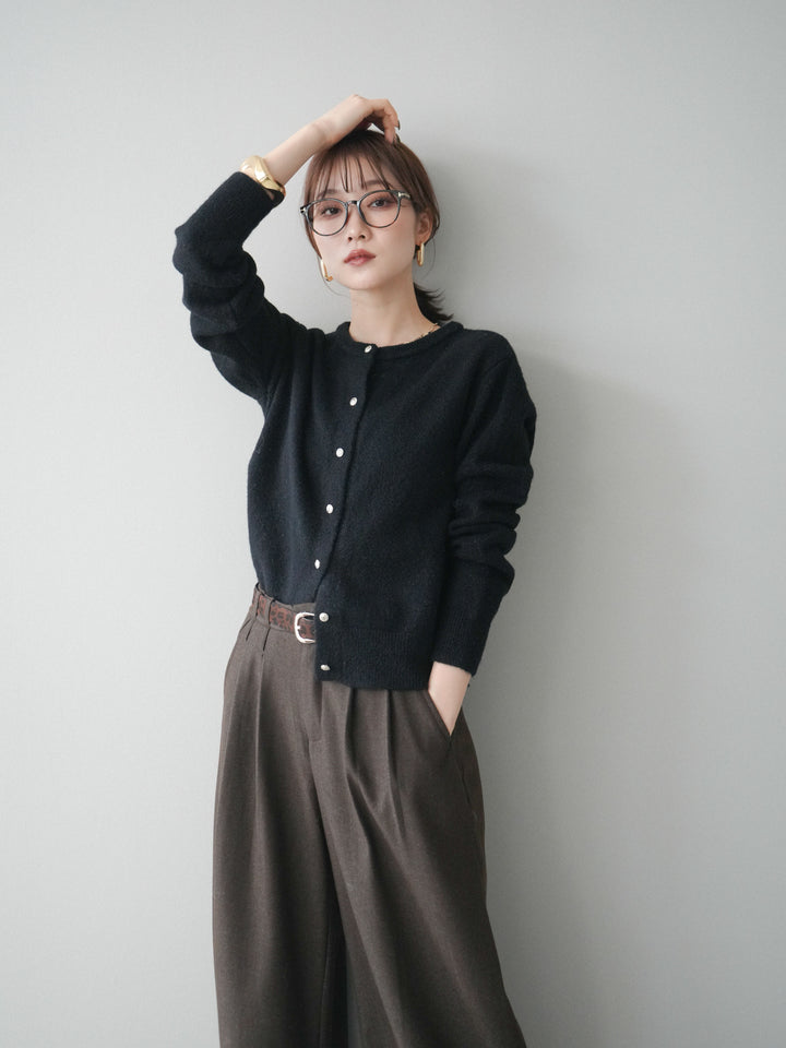 [SET]アンティークボタンニットカーディガン+アンティークボタンニットカーディガン(2set)