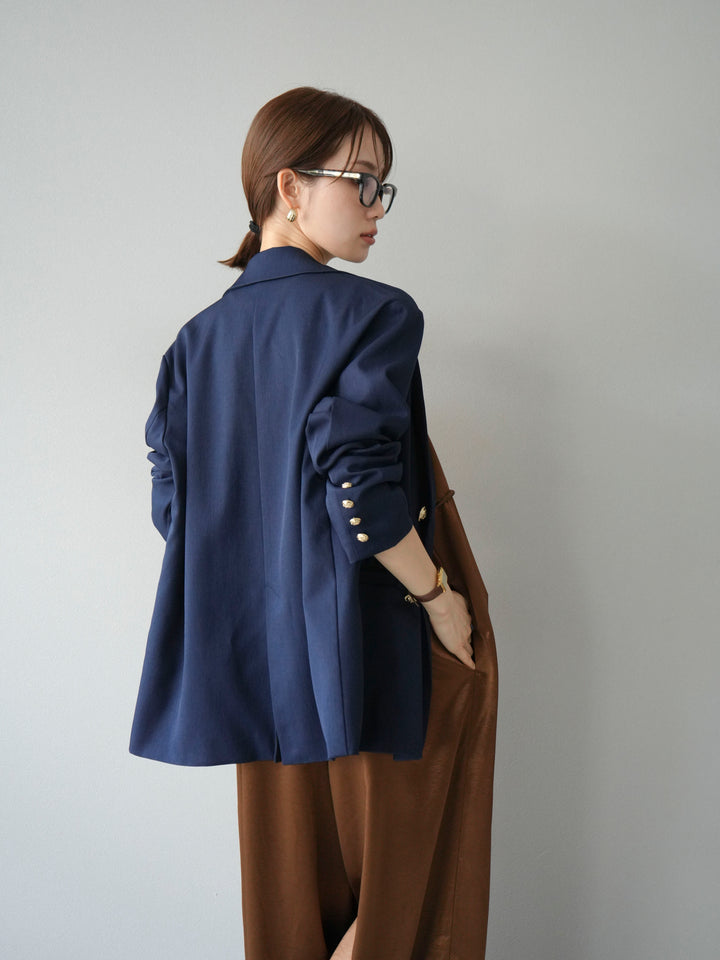 [予約]サテンビスチェオールインワン/ブラウン