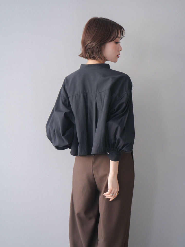 [SET]ラッフルフレアショートブラウス+ラッフルフレアショートブラウス(2set)