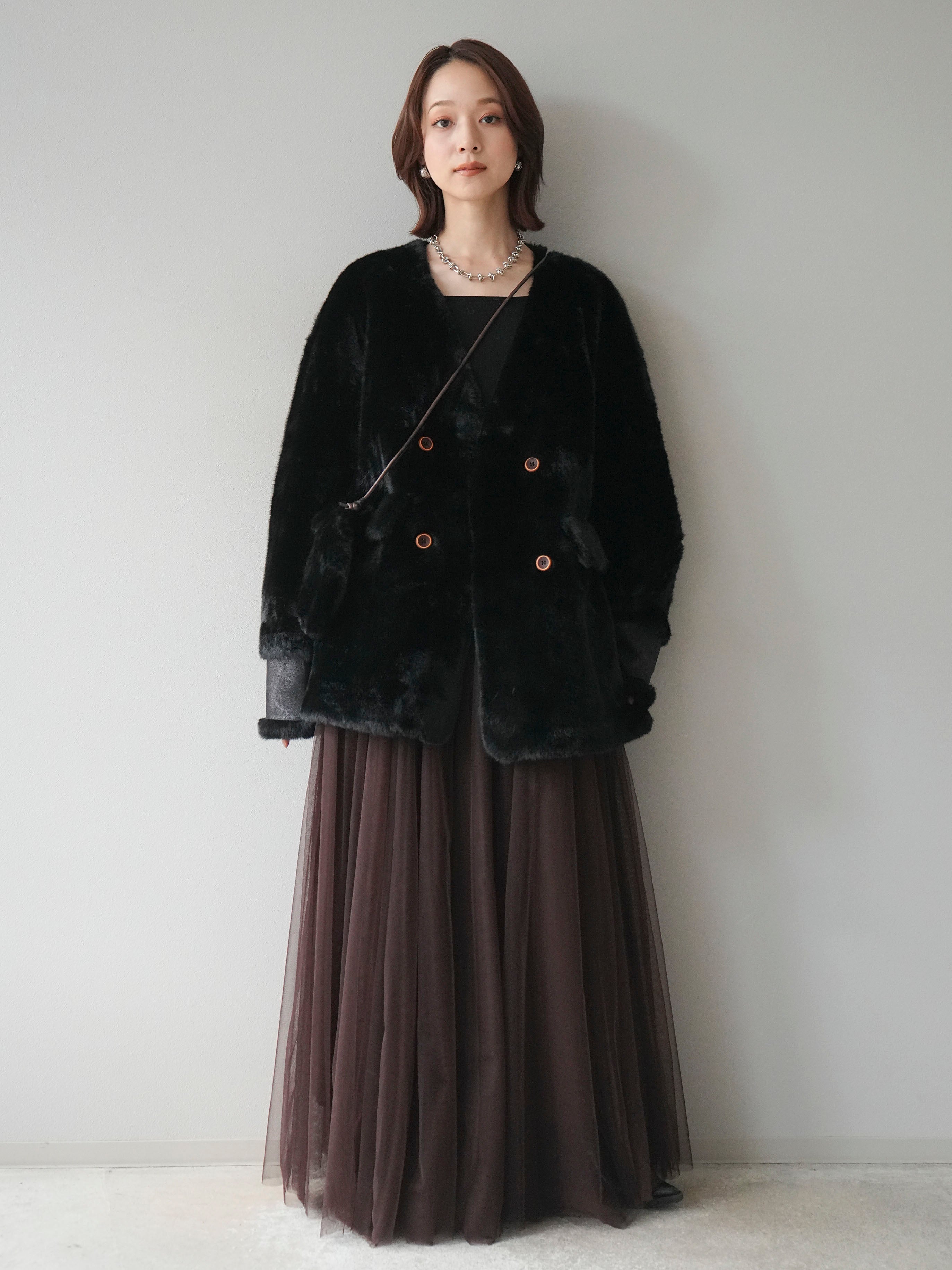 『Lumier』A/W コーデセット★ Lumier/リュミエ][SET]コード刺繍ルーズニットプルオーバー+