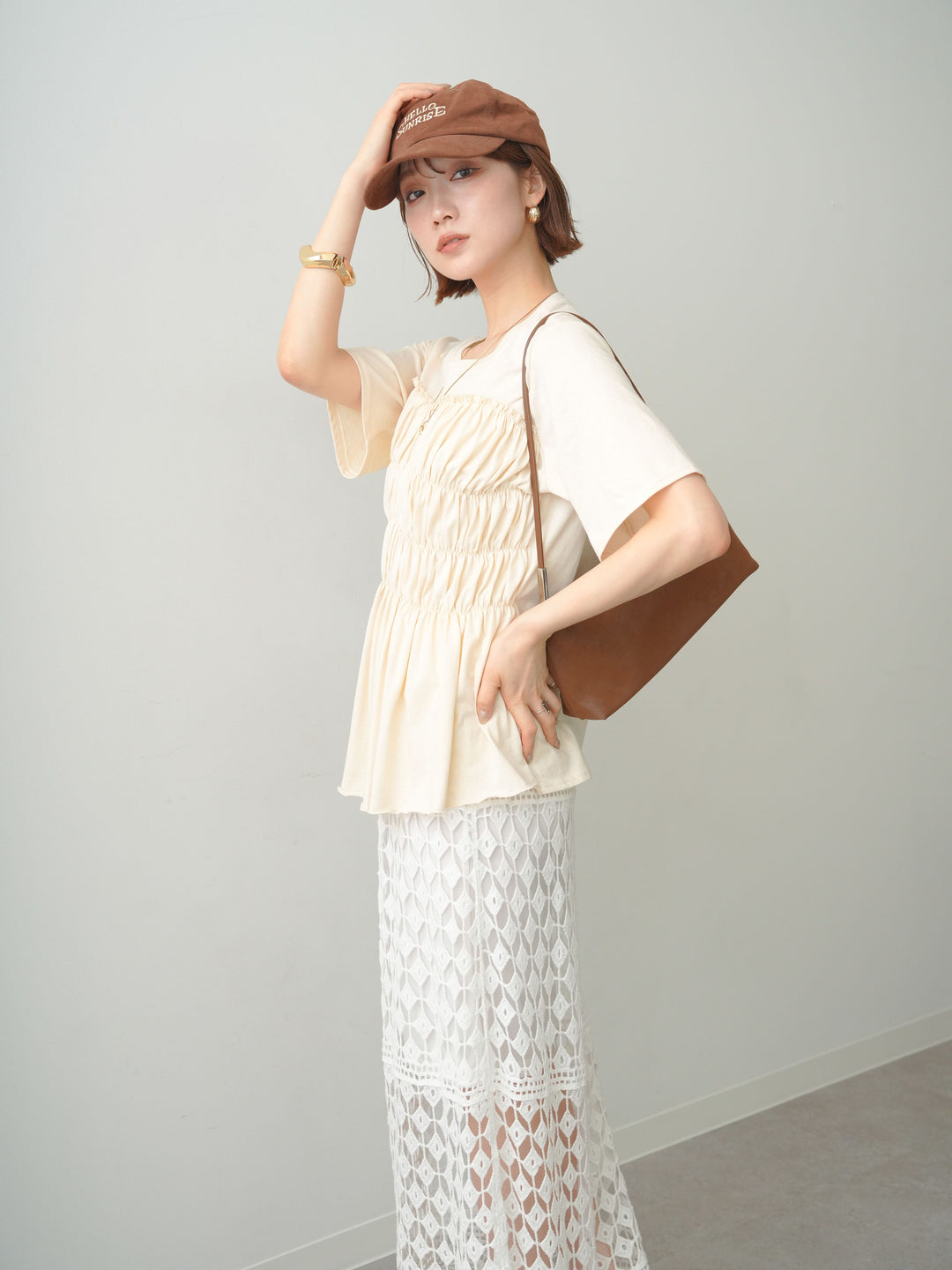 [SET]クールタッチシャーリングTEE+選べるアクセセット(2set)