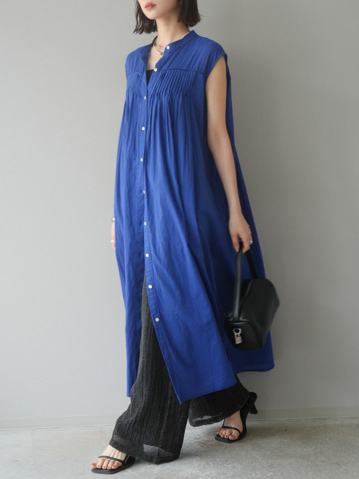 [予約]コットンラメメッシュイージーパンツ/グレー