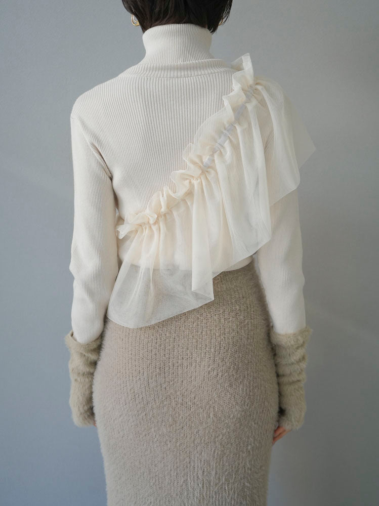 ポルカドットチュールサッシュベルト　アイボリー ポルカドットチュールサッシュベルト｜ピンクハウスオフィシャル