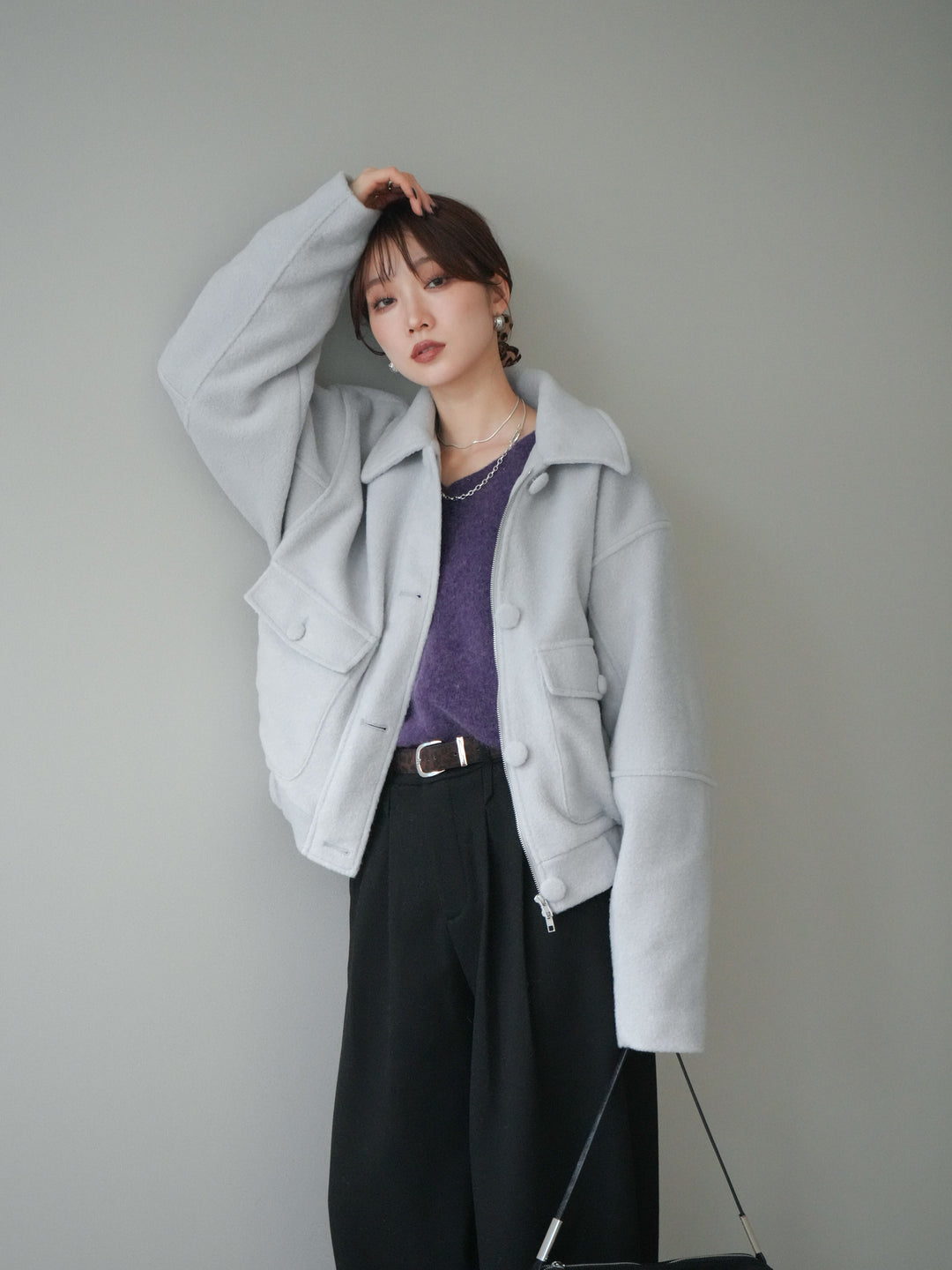 [SET]ウールライクフライトジャケット+ウールライクフライトジャケット(2set)