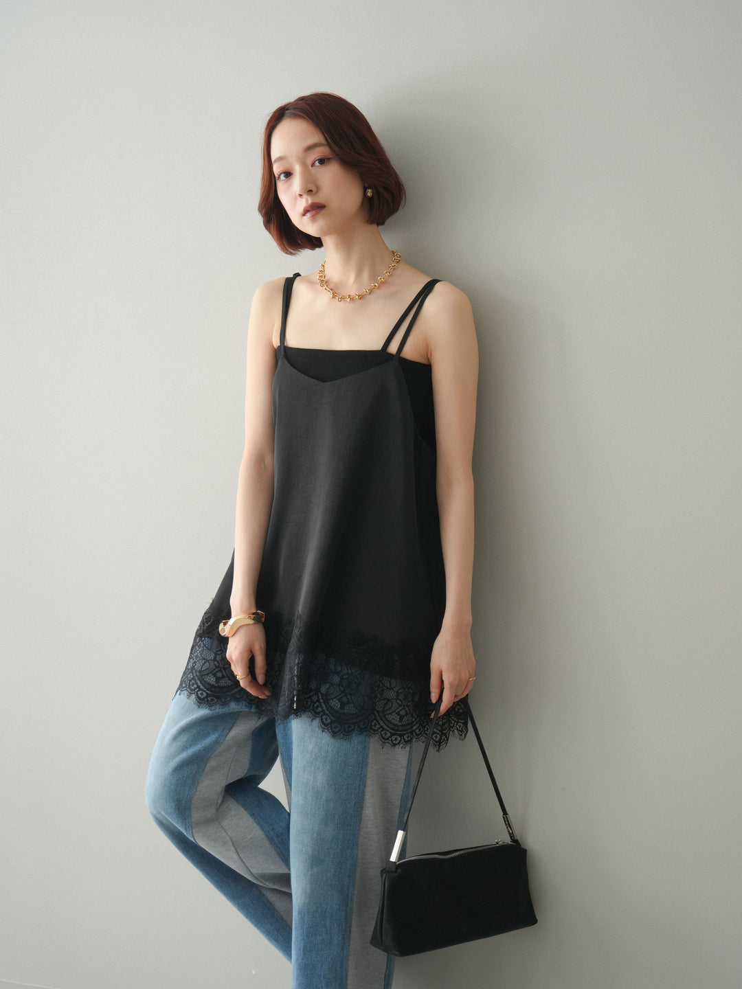 [SET]レーストリムキャミソール+レーストリムキャミソール(2set)