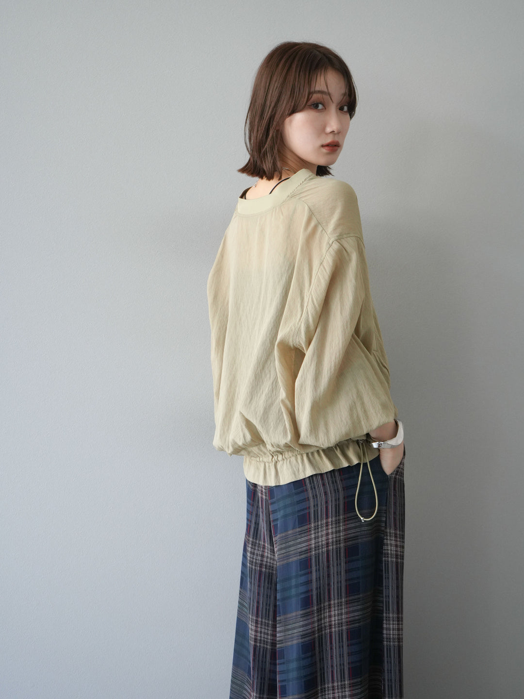 [預購] Washer Sheer Blouson/黃色
