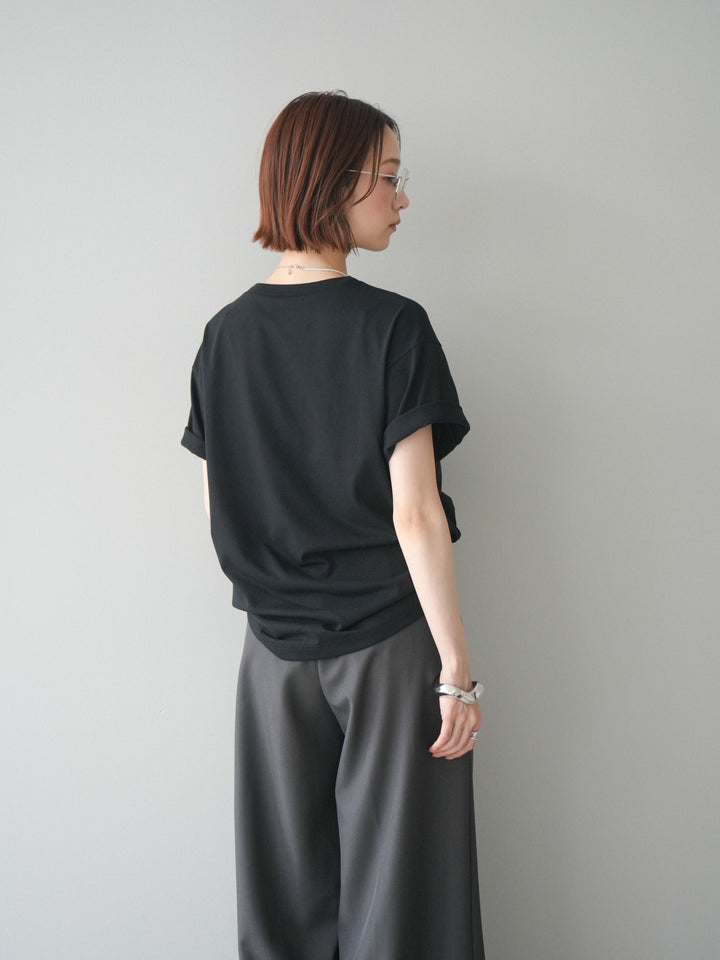 [予約]エンボスロゴTEE/black