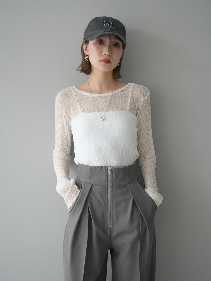 [予約]バックラウンドレーストップス/オフ