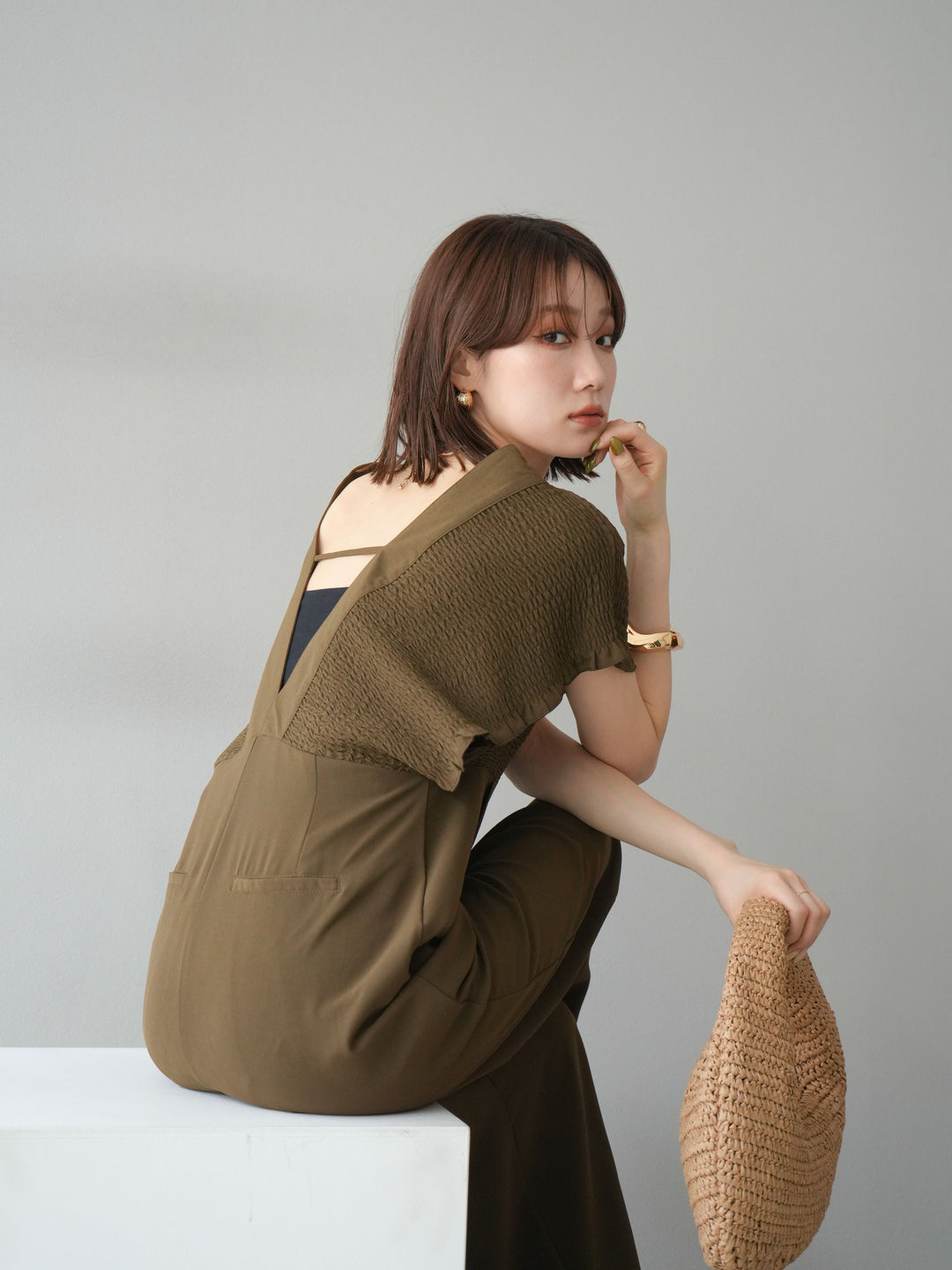 [予約]エステルシャーリングオールインワン/ブラウン