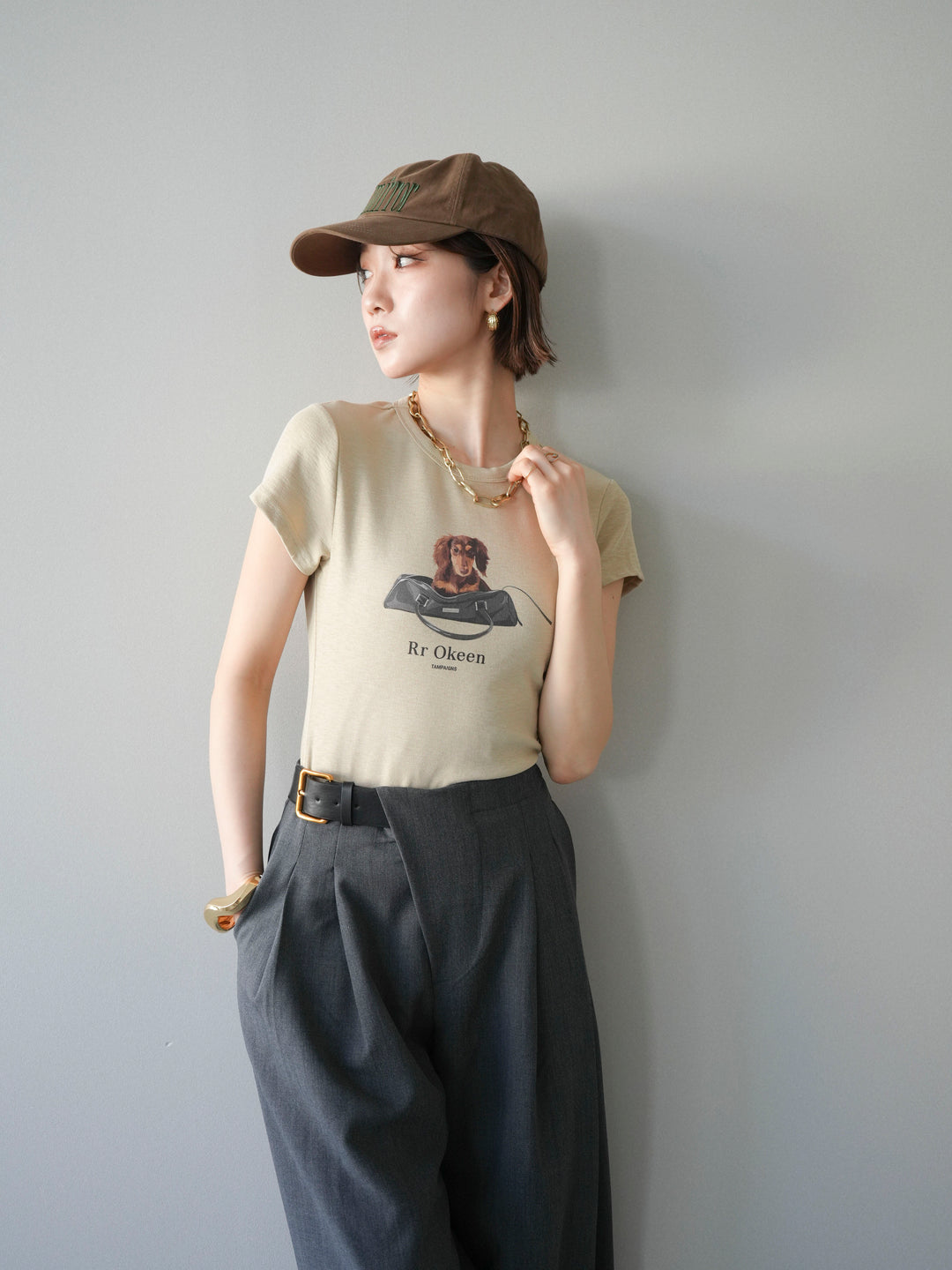 [SET]ドッグコンパクトTEE+選べるアクセセット(2set)