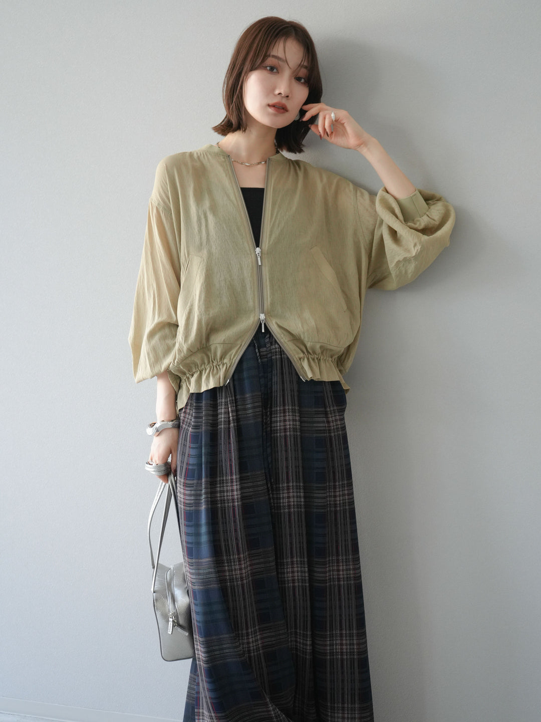 [預購] Washer Sheer Blouson/黃色