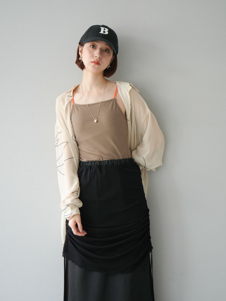 【預購】B字刺繡棒球帽/黑色