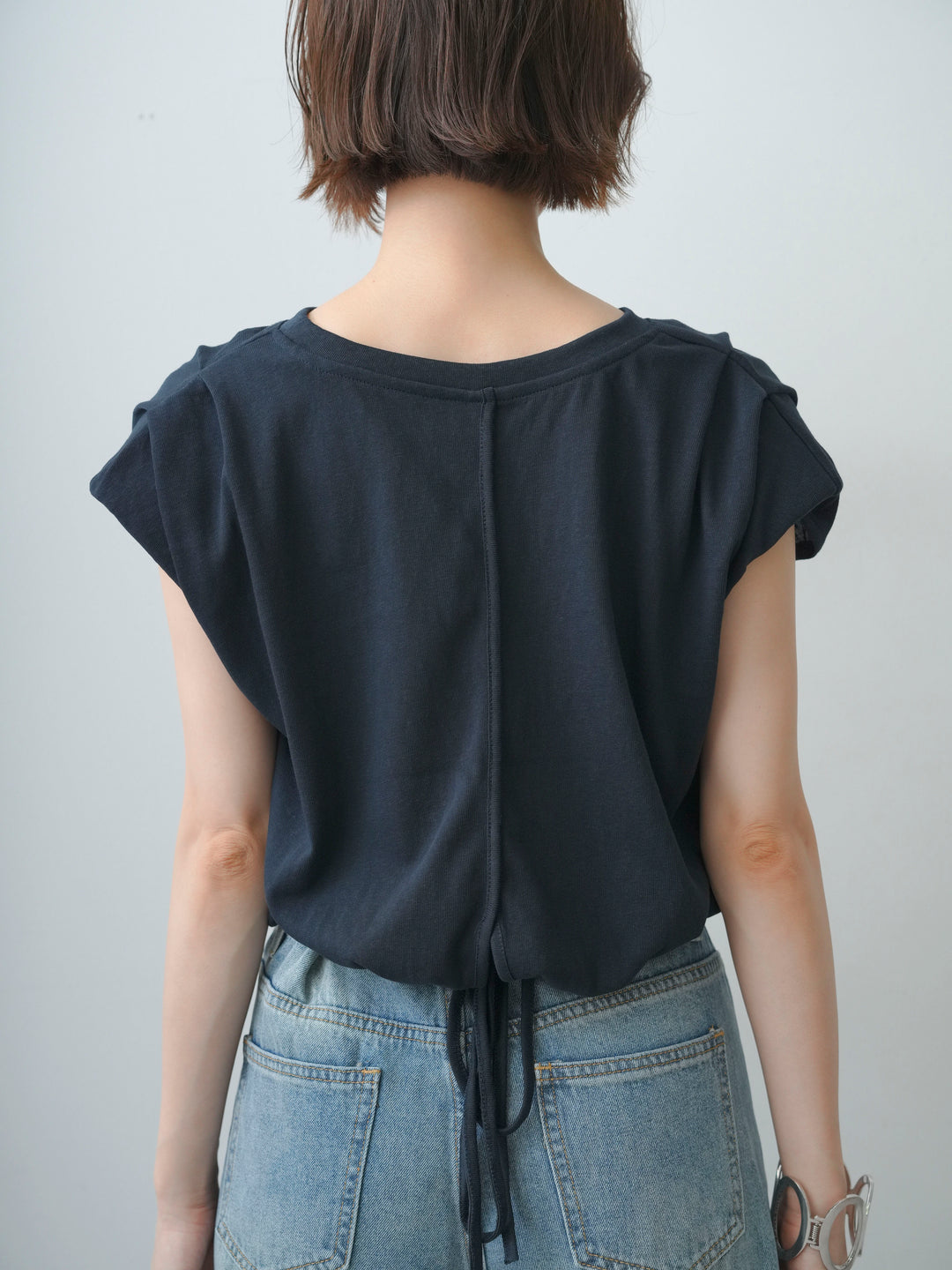 [予約]ヴィンテージロゴドロストTEE/navy