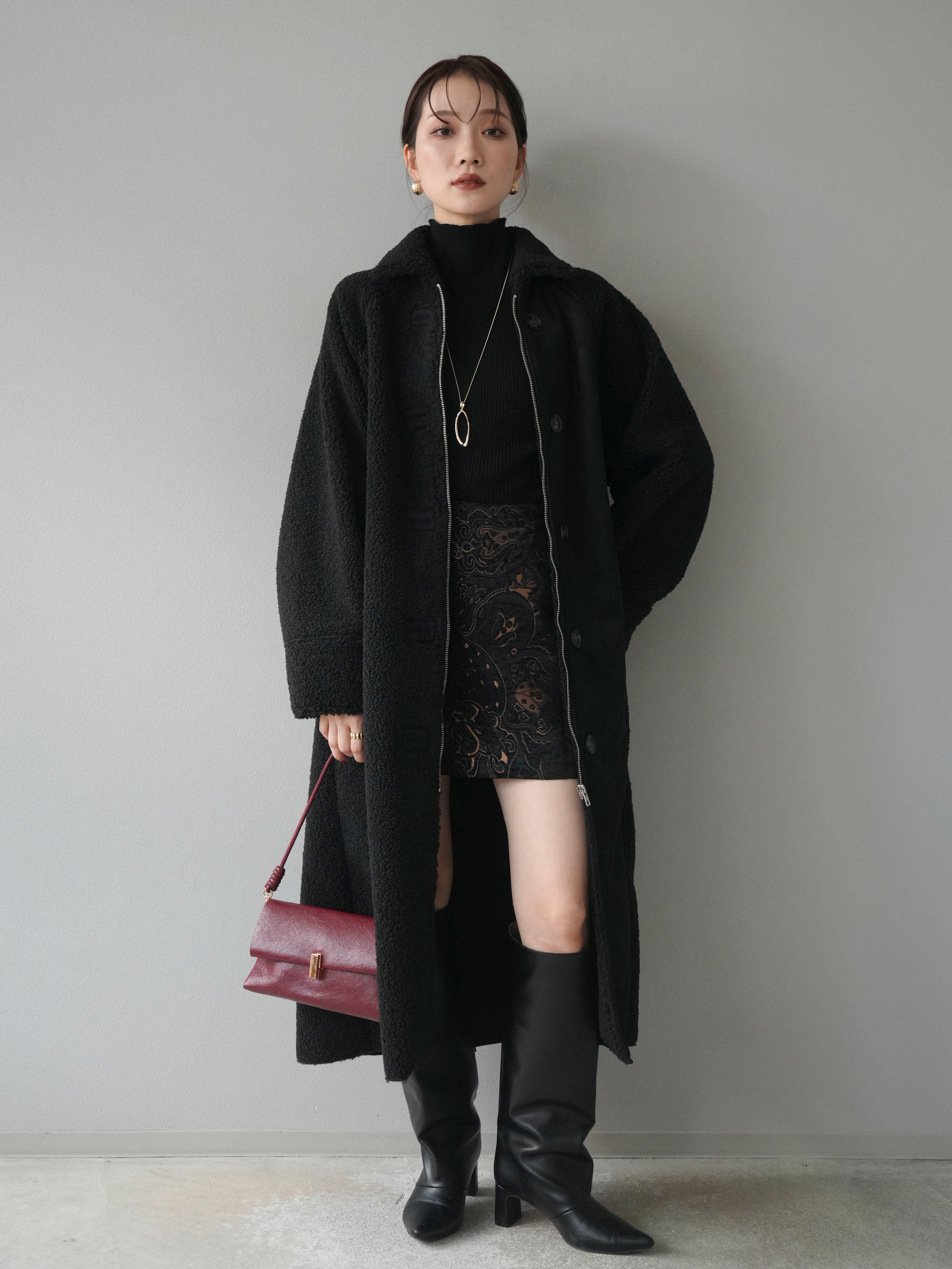 【専用です】LOVELESS ロングコートブラック定価39000円ムートンコート ミレーヌロングダウン(コート)｜LOVELESS(ラブレス)のファッション通販