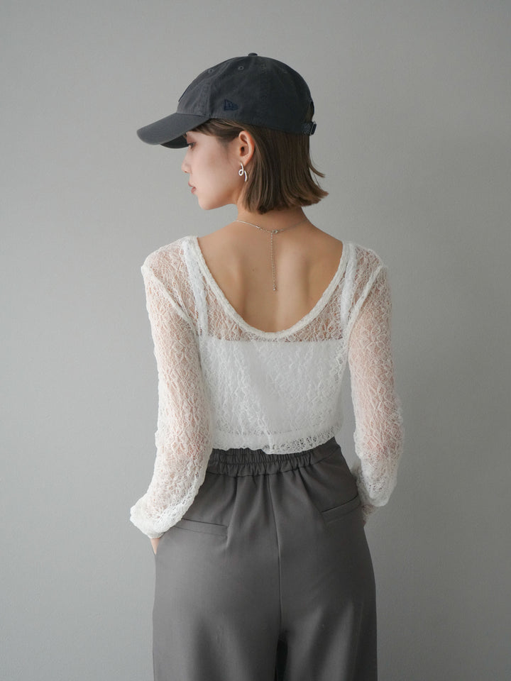 [予約]バックラウンドレーストップス/オフ