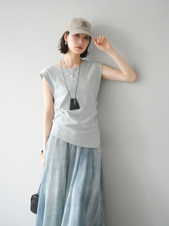 【預購】B logo刺繡棒球帽/灰褐色