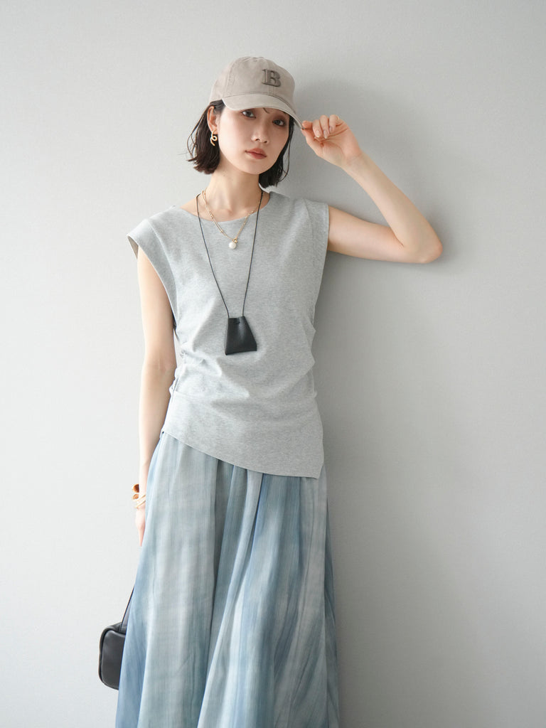 予約]Bロゴ刺繍CAP/グレージュ – Lumier