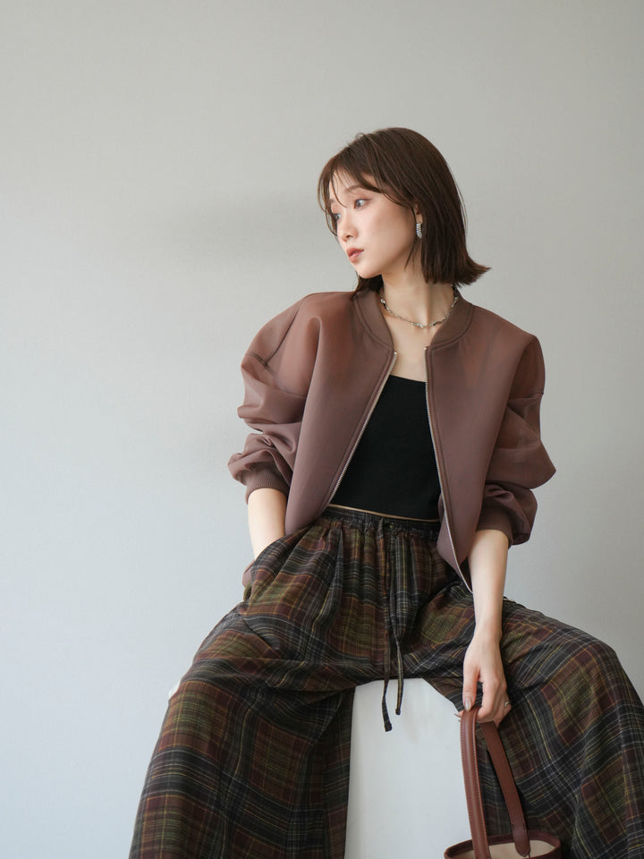 [予約]シアーダンボールボリュームスリーブMA-1/ブラウン