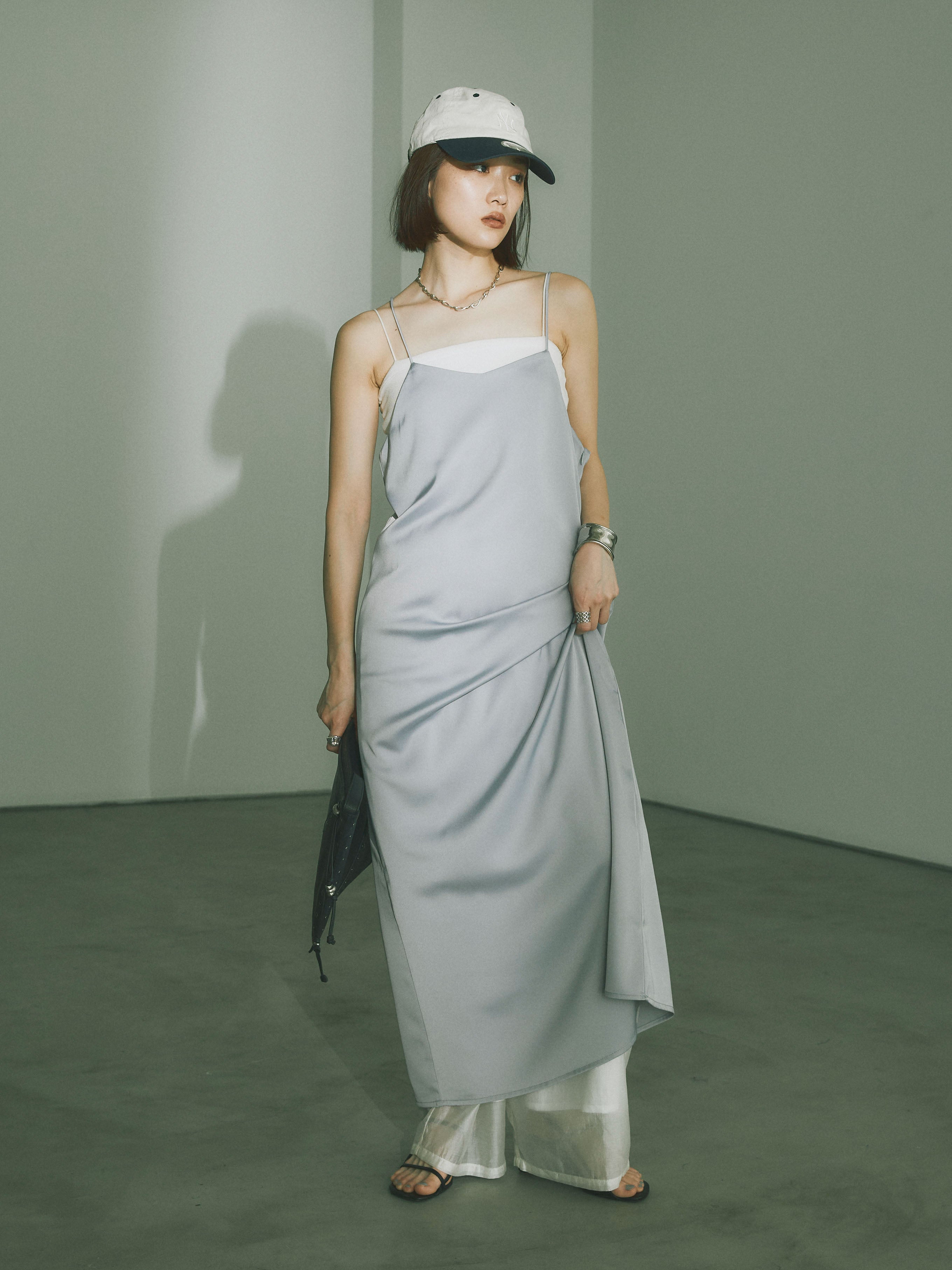 SENEE サテンワンピース SENEE サテンワンピース サテン ワンピース | レディース