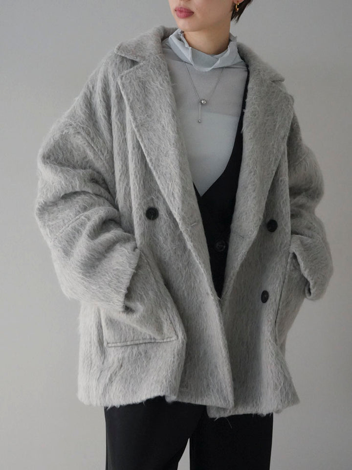 [Pre-order] Shaggy P-coat/heather gray