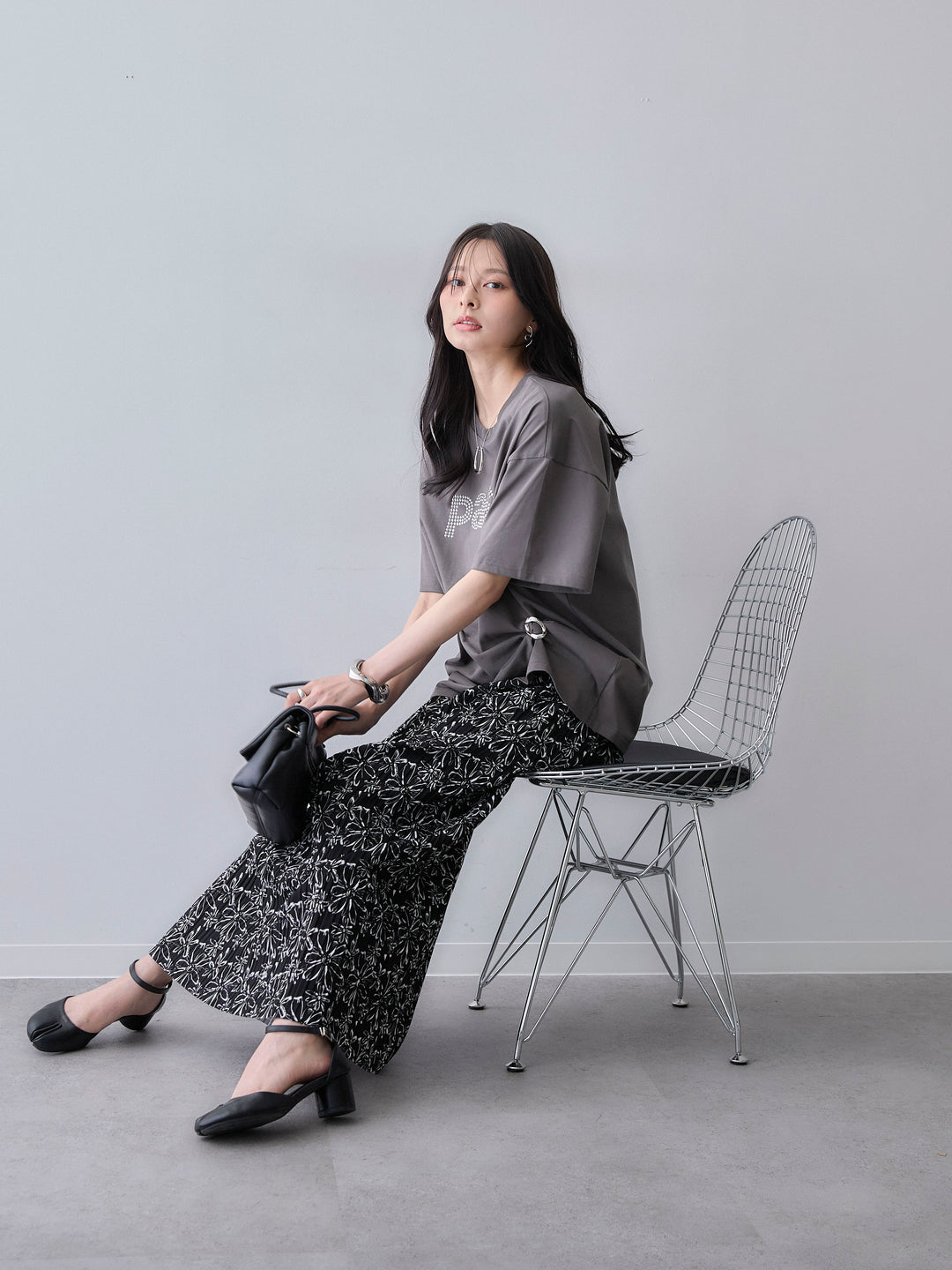 [SET]スタッズロゴTEE+選べるアクセセット(2set)