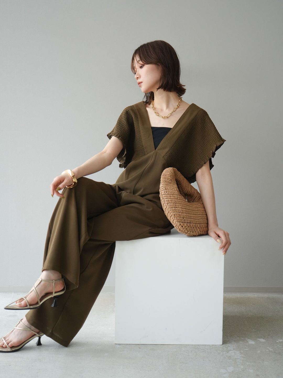 [予約]エステルシャーリングオールインワン/ブラウン