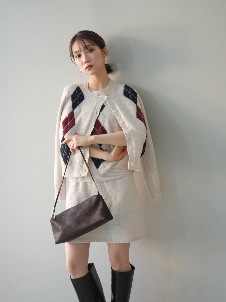 [SET]アーガイル柄3ピースSET UP(2set)