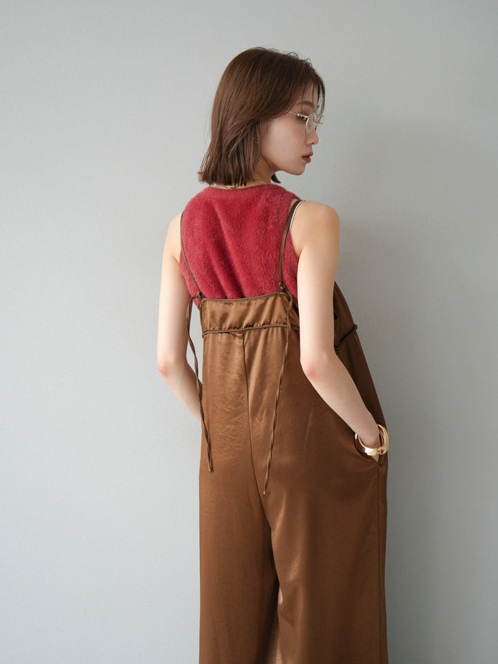 [予約]シャギーニットタンクトップ/レッド