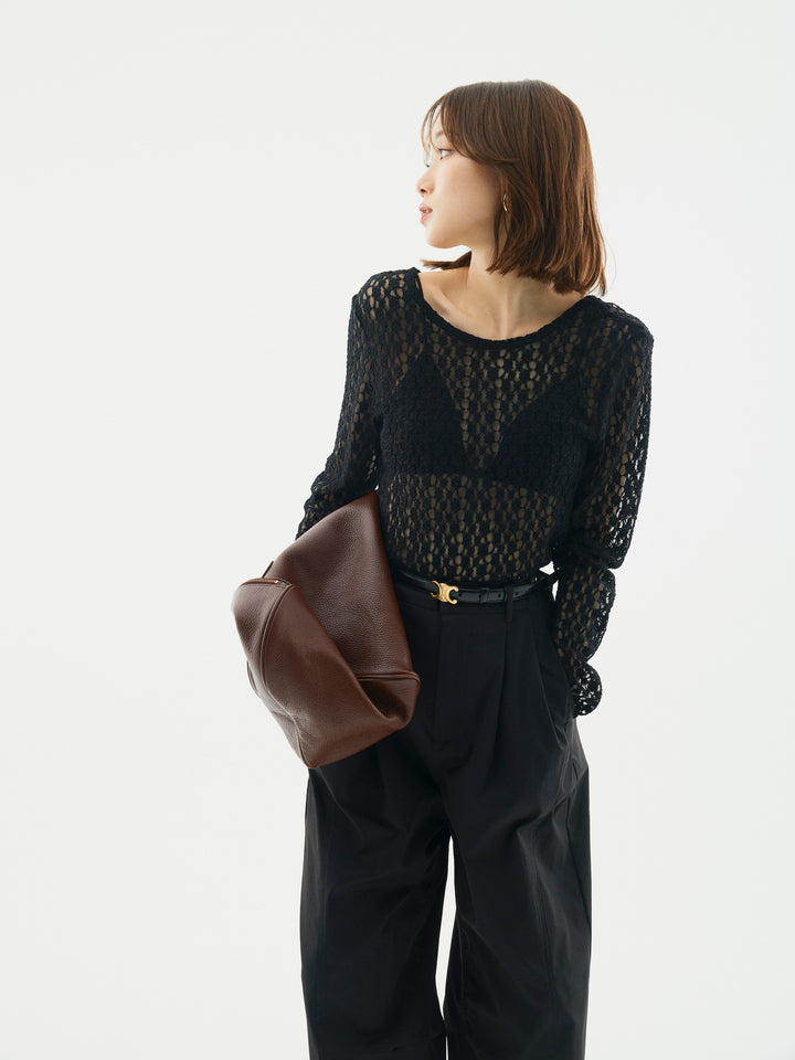 【Allure】[SET]バックラウンドレーストップス+バックラウンドレーストップス(2set)