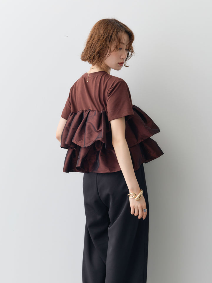 [SET]フリルティアードTEE+選べるアクセセット(2set)