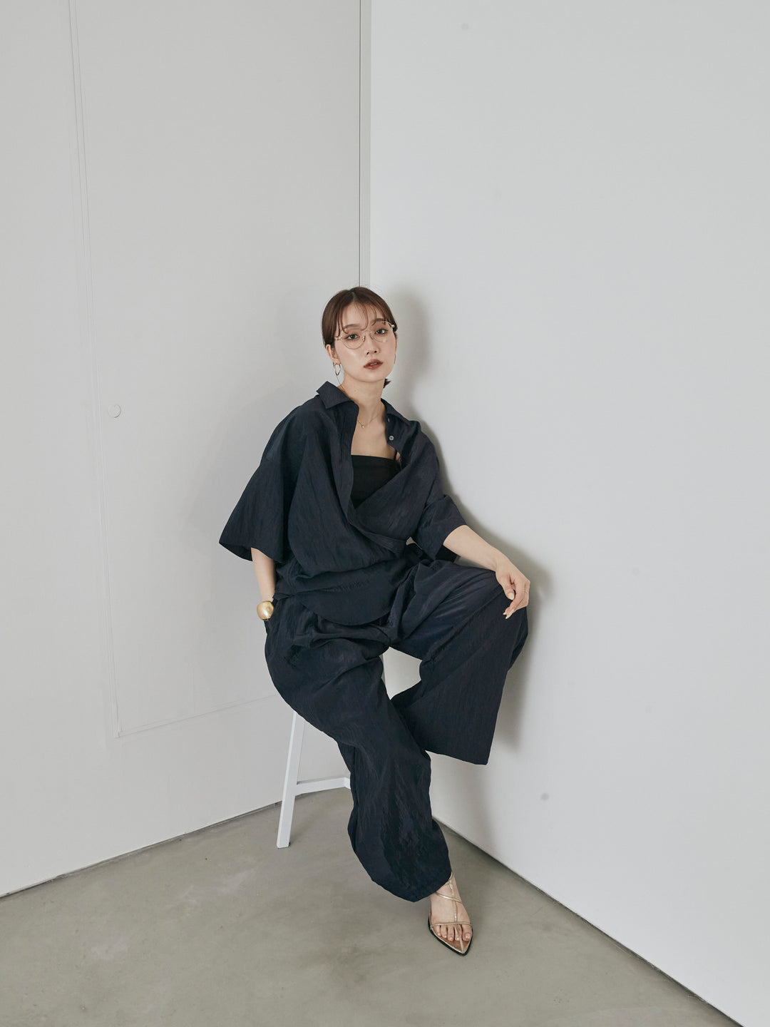 [預購] 尼龍洗衣機休閒褲/海軍藍