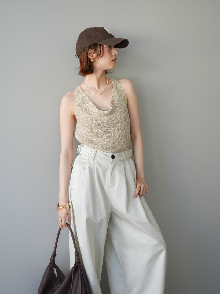 [予約]メランジニットアメスリトップス/beige