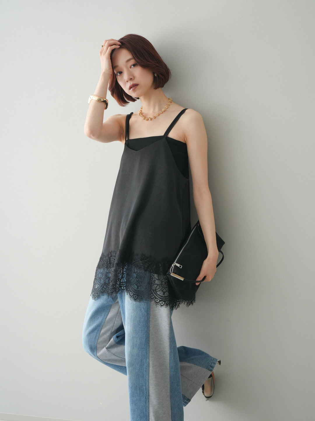 [SET]レーストリムキャミソール+レーストリムキャミソール(2set)