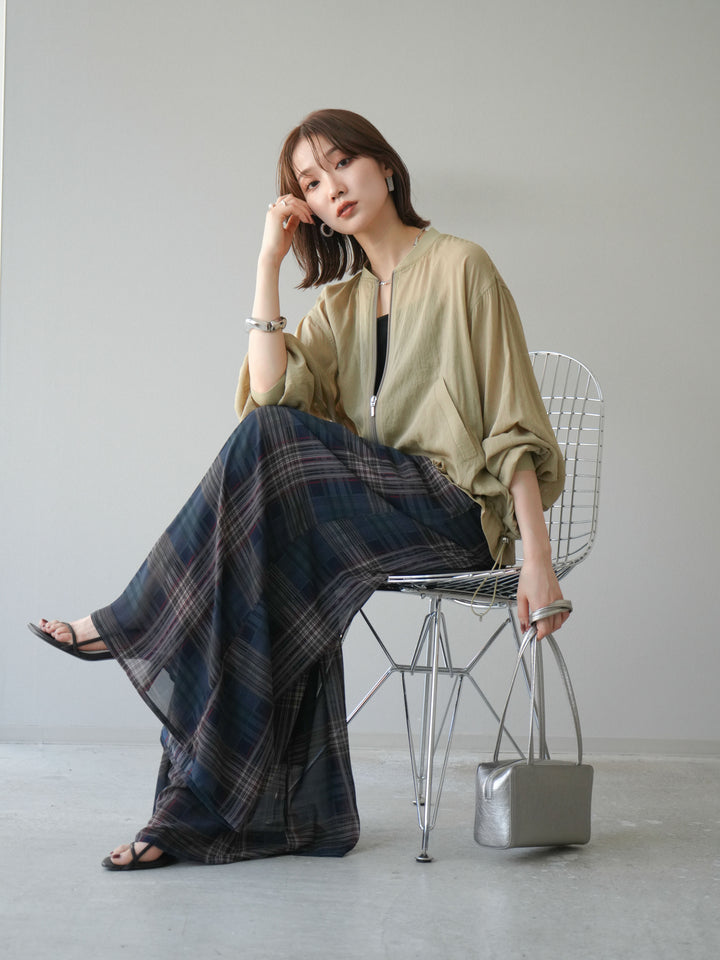 [預購] Washer Sheer Blouson/黃色