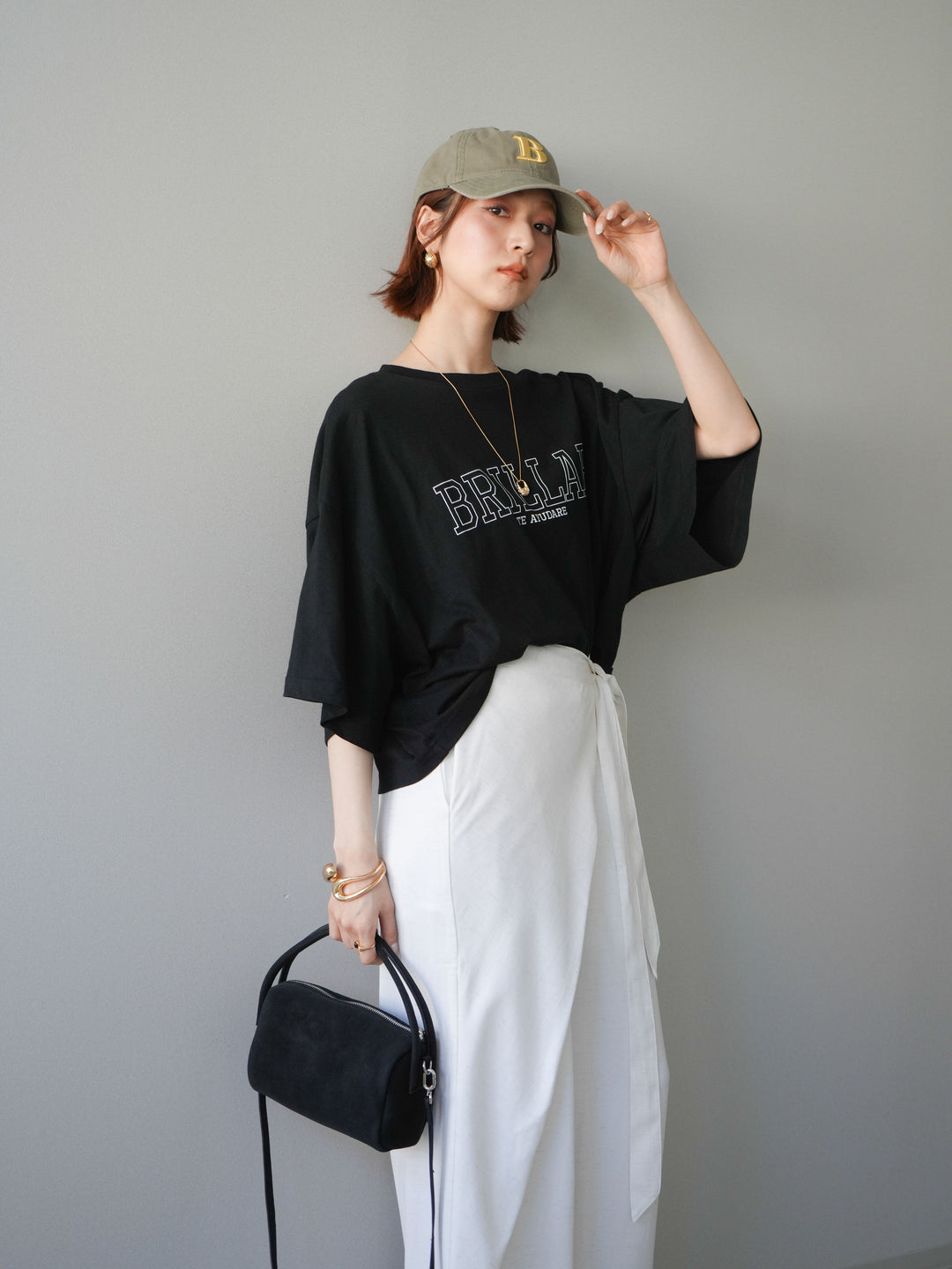 【預購】Box Silhouette Logo T卹/黑色