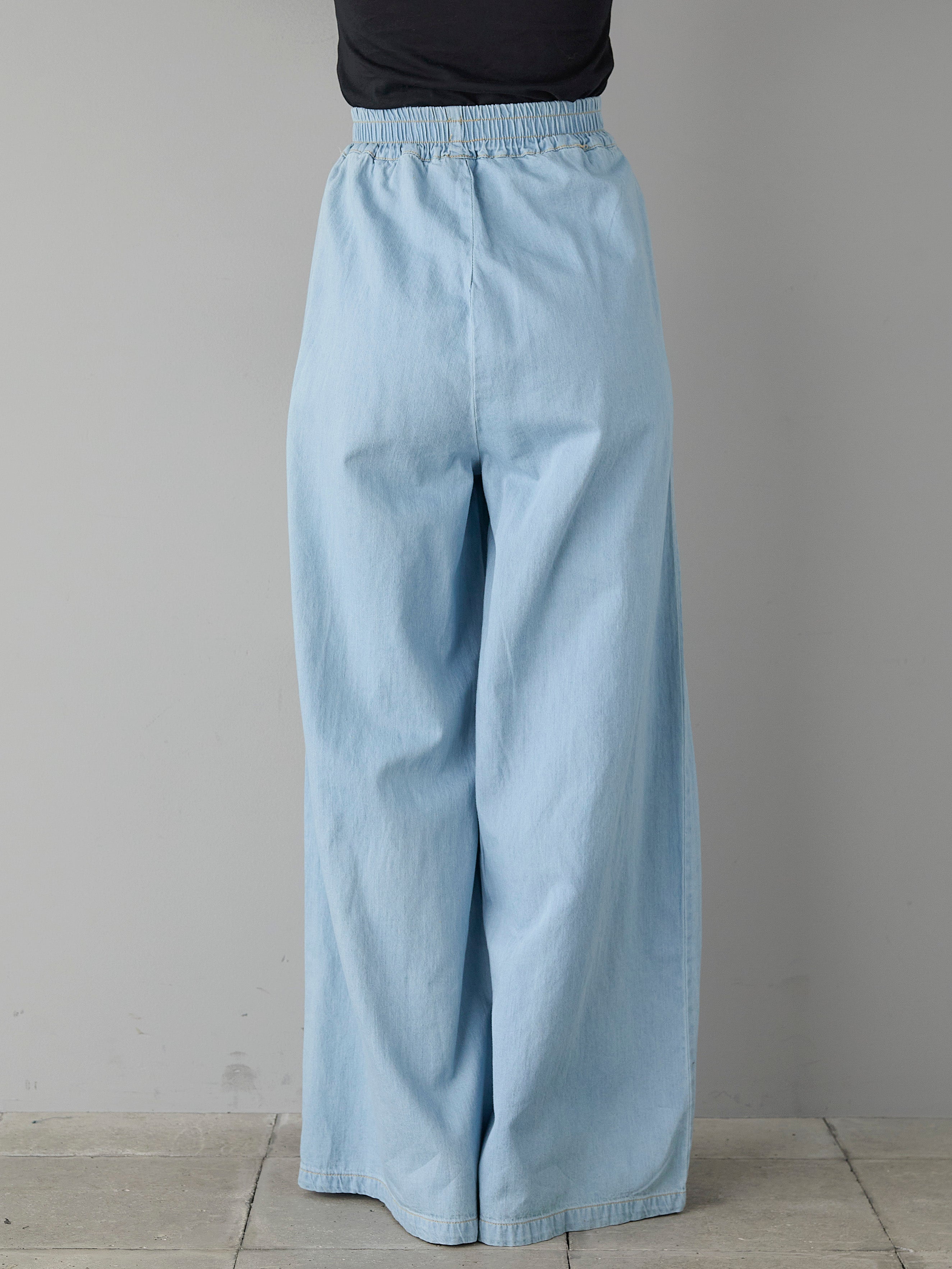 SET]デニムフレアキャミソールワイドパンツSETUP(2SET) – Lumier