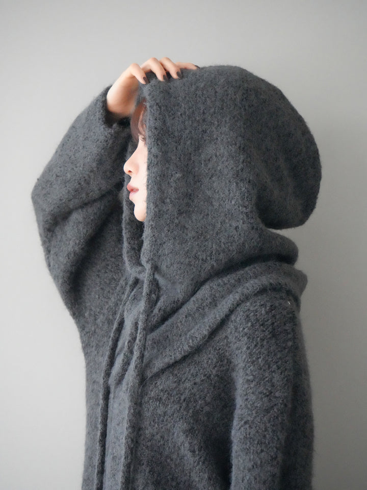 [予約]バラクラバSETニットプルオーバー/darkgray