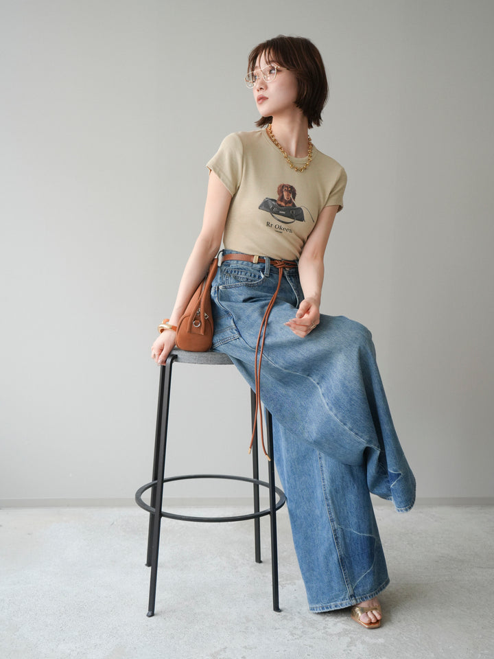 [SET]ドッグコンパクトTEE+選べるアクセセット(2set)