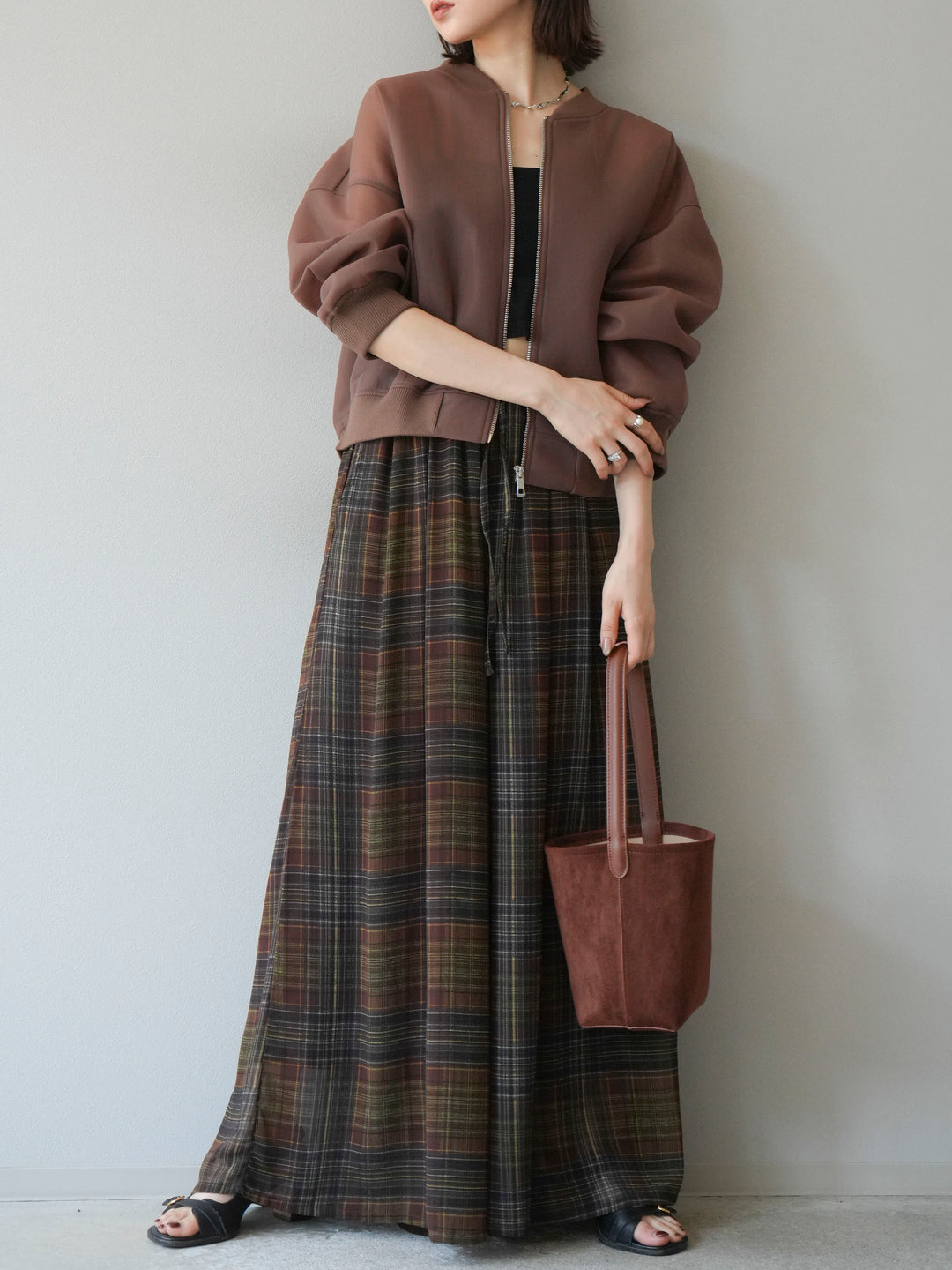 [予約]シアーダンボールボリュームスリーブMA-1/ブラウン