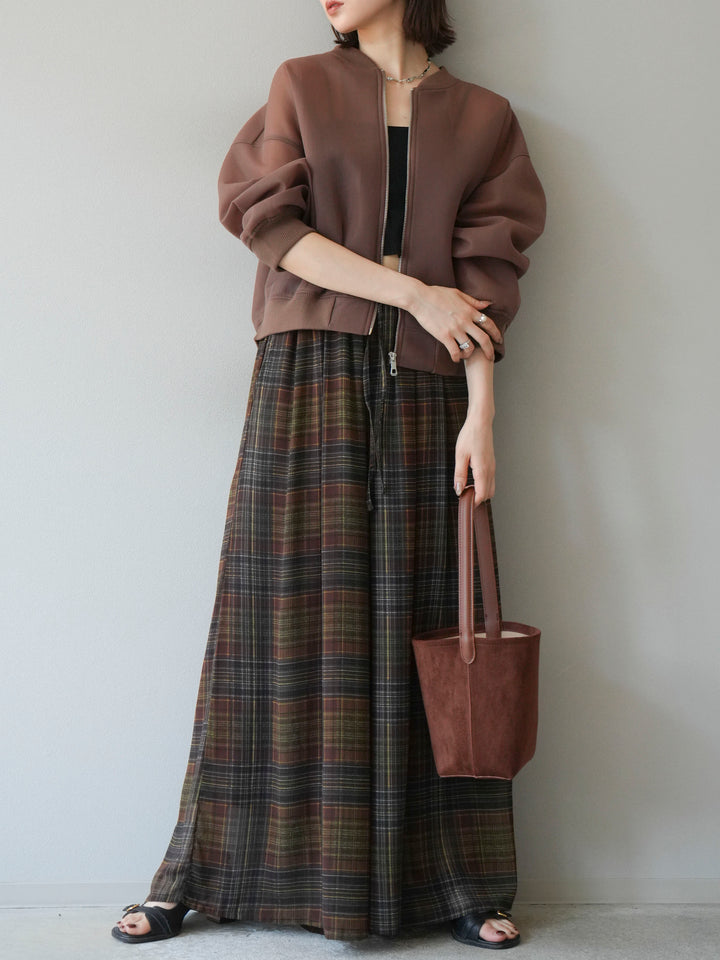 [予約]シアーダンボールボリュームスリーブMA-1/ブラウン