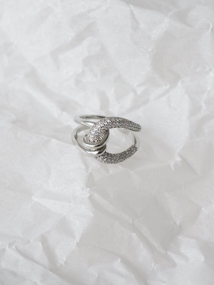 [SET]バイカラーモヘアタッチニットプルオーバー+選べるアクセセット(2set)