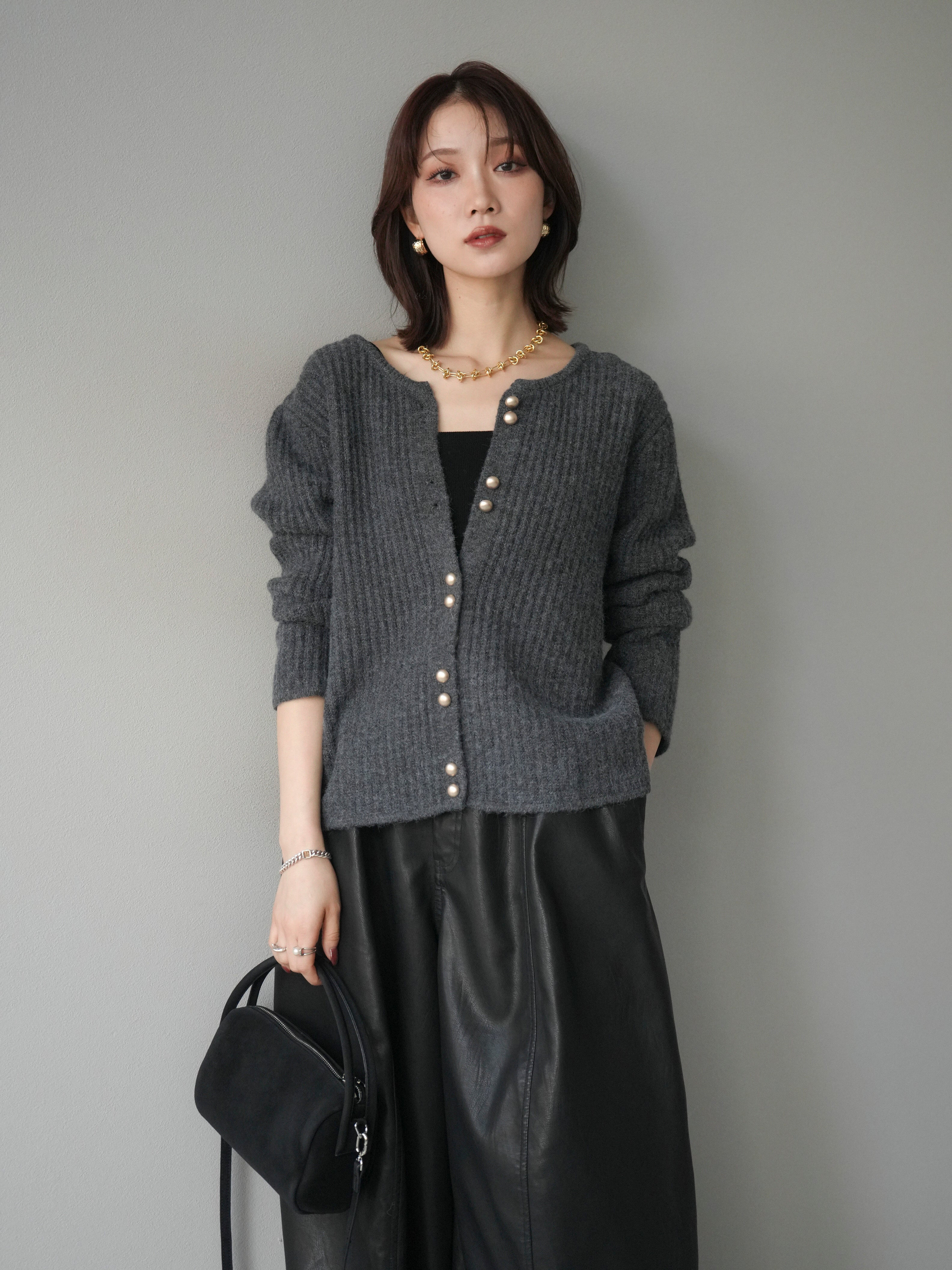 【未使用級】レオナール カーディガン 金ボタン ブラック Lサイズ 楽天市場】【名古屋】【LEONARD】レオナール カーディガン 総柄