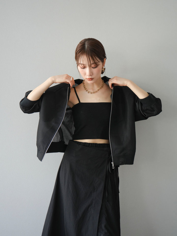 [予約]シアーダンボールボリュームスリーブMA-1/ブラック