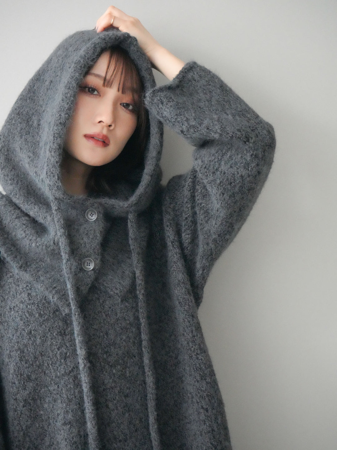 [予約]バラクラバSETニットプルオーバー/darkgray