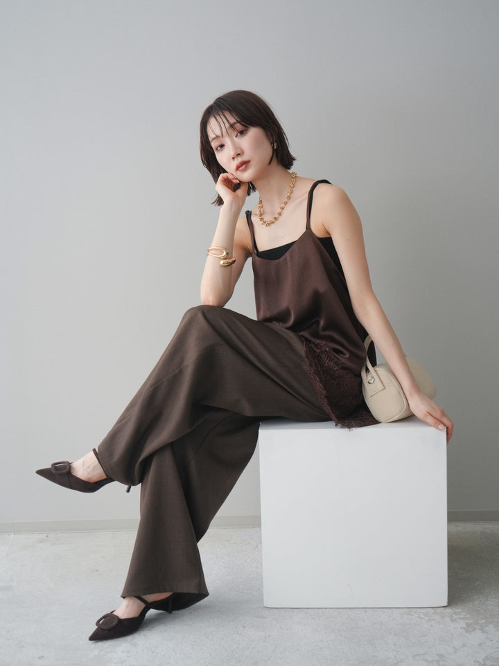 [SET]レーストリムキャミソール+レーストリムキャミソール(2set)