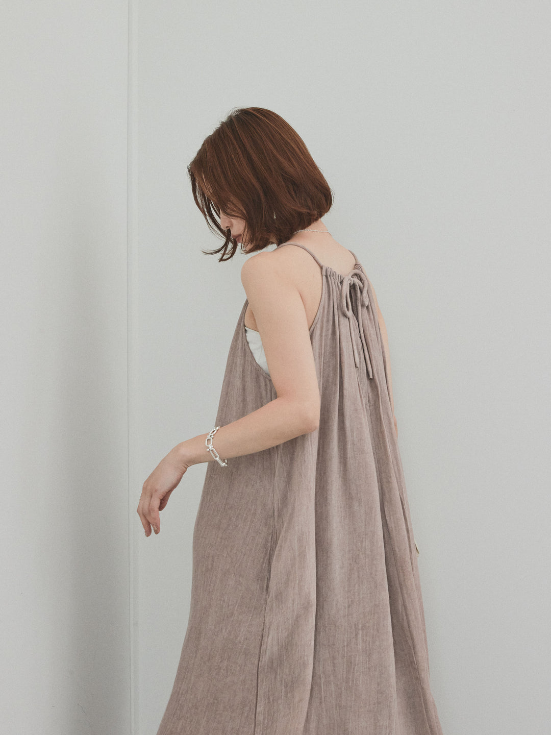 [SET] 不規則染色吊帶裙 + 不規則染色吊帶裙 (2 件套)