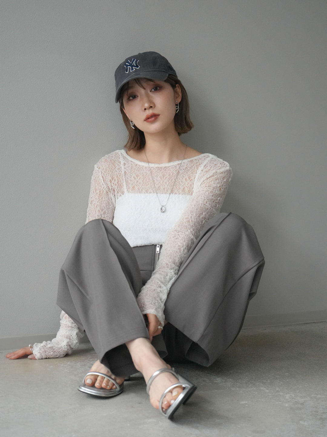 [予約]バックラウンドレーストップス/オフ